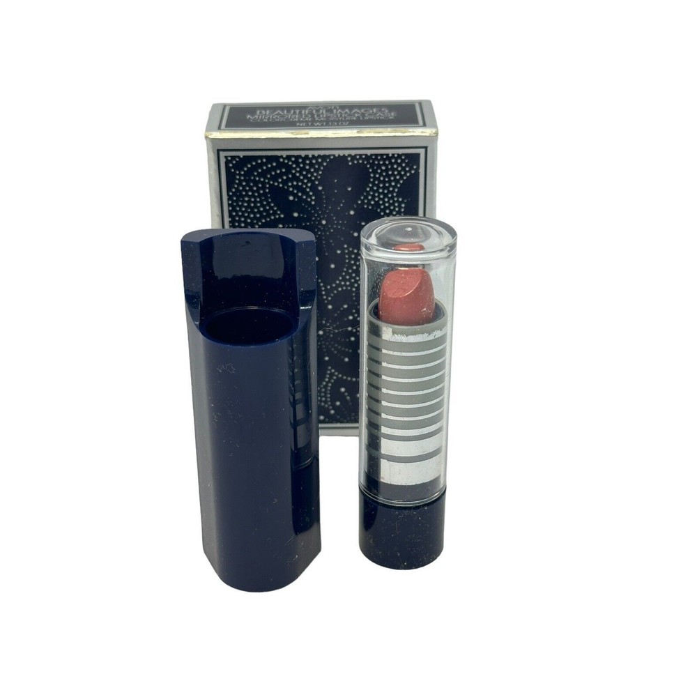 Vintage‎ Avon Beautiful Images Mirrored Lipstick Case Moisture Raspberry Frost - Picture 3 of 14